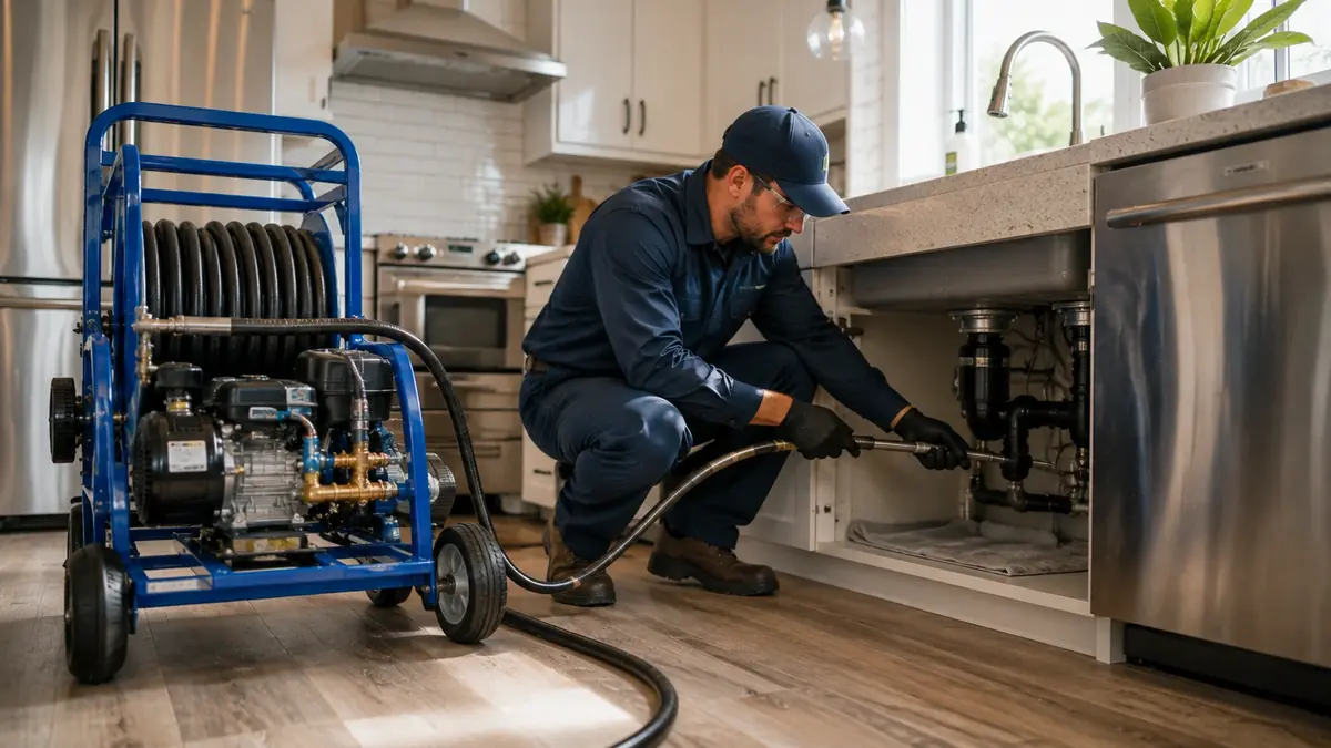 Kitchen Drain Hydro Jetting in Camarillo